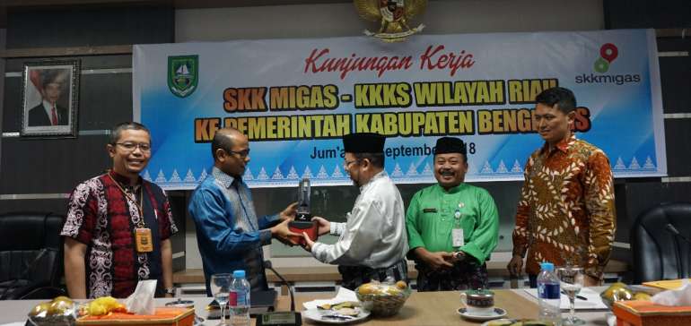 Paparkan Rencana Kerja KKKS Wilayah Kabupaten Bengkalis, SKK Migas Sumbagut Kunjungi Pemerintah Beng